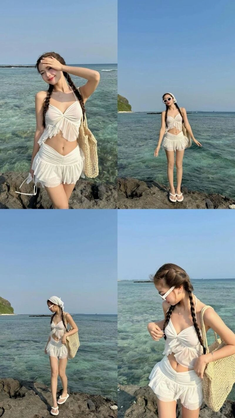 ảnh gái xinh đi biển