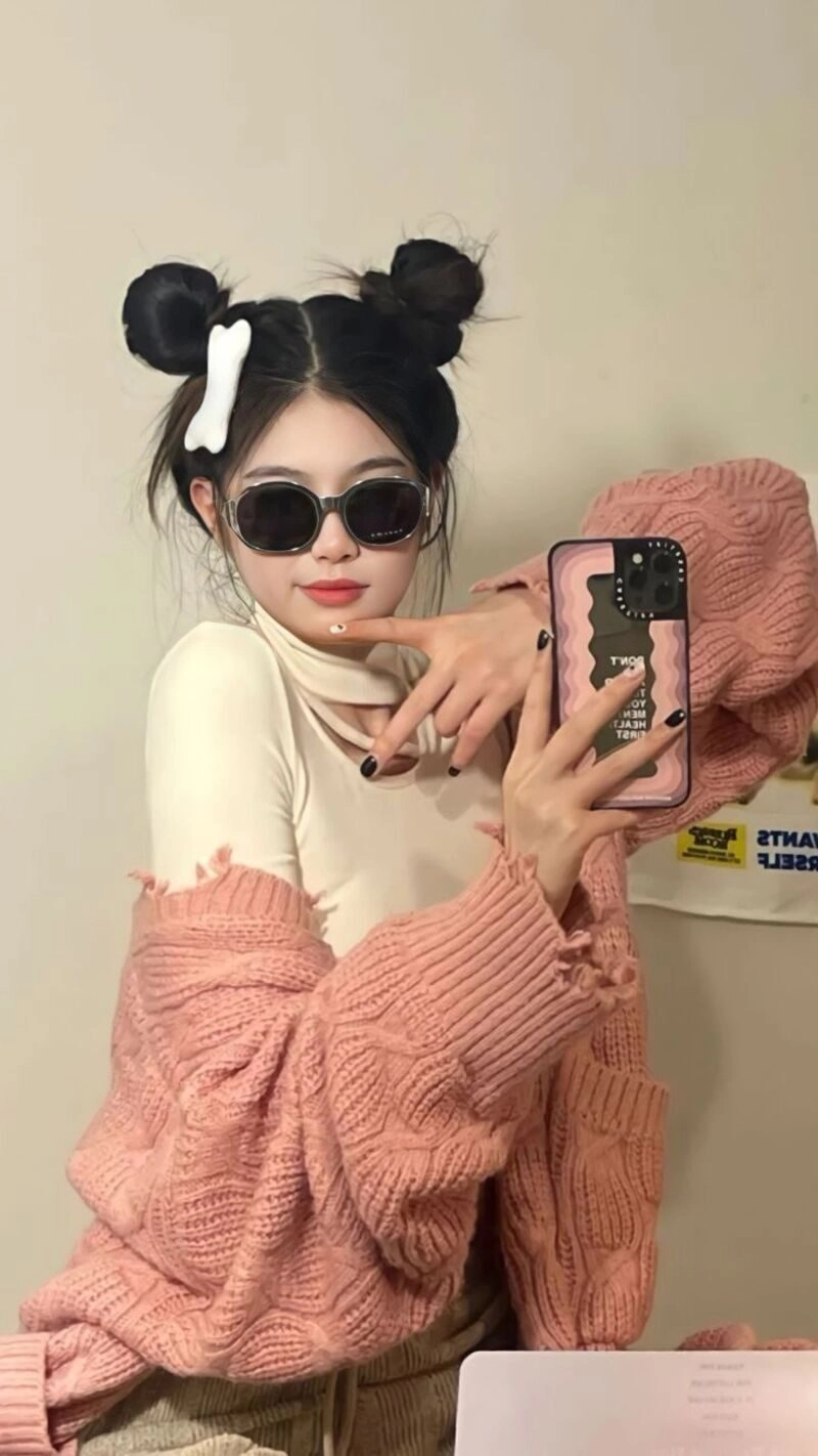 ảnh gái xinh đeo kính