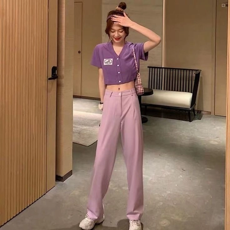 màu tím phối với màu gì