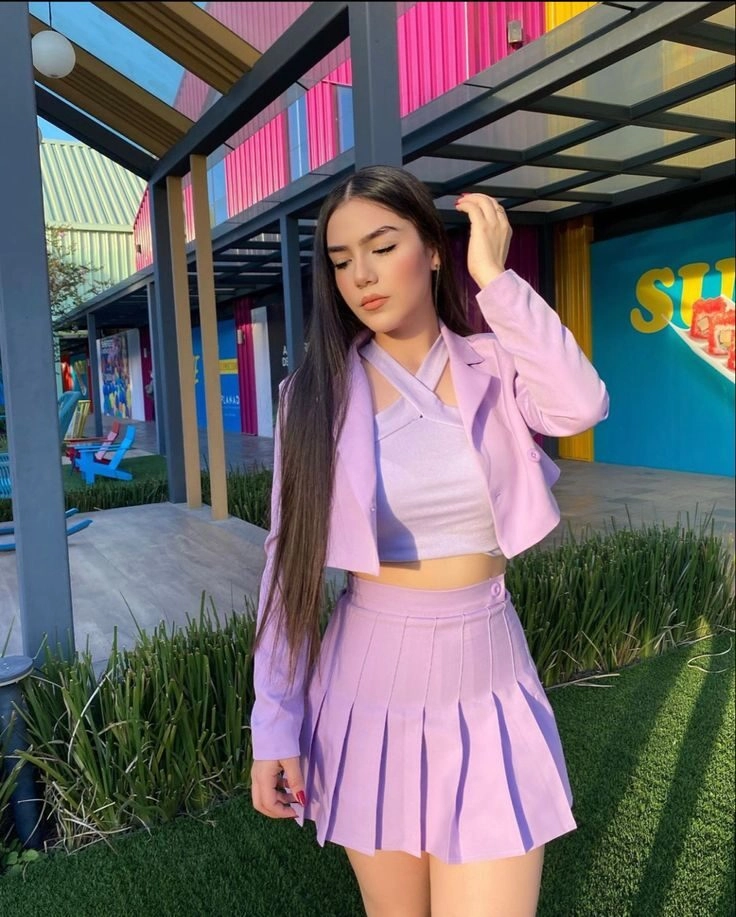 màu tím phối với màu gì