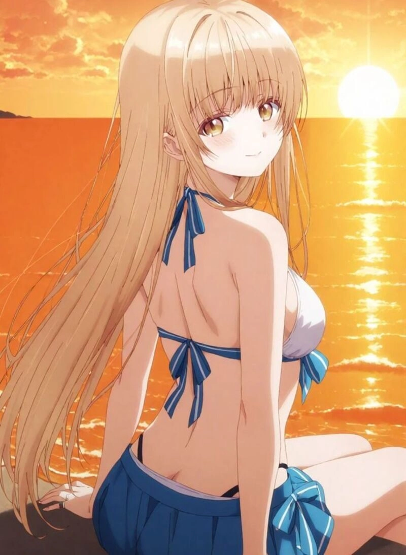 ảnh anime nữ mặc đồ bơi