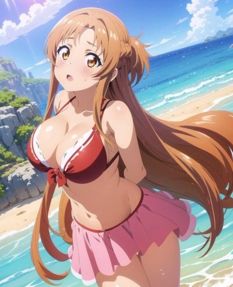 ảnh anime nữ mặc đồ bơi