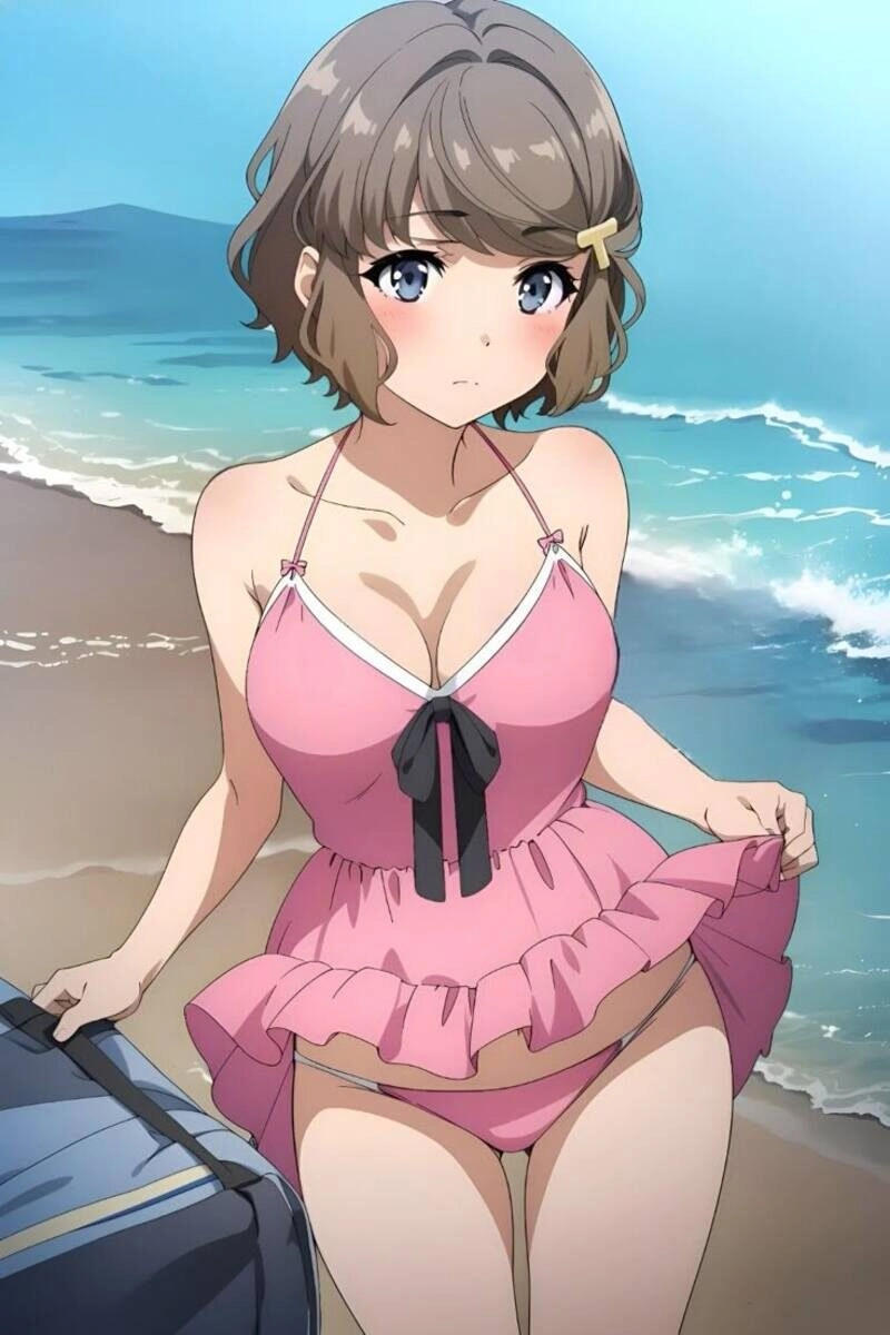 ảnh anime nữ mặc đồ bơi