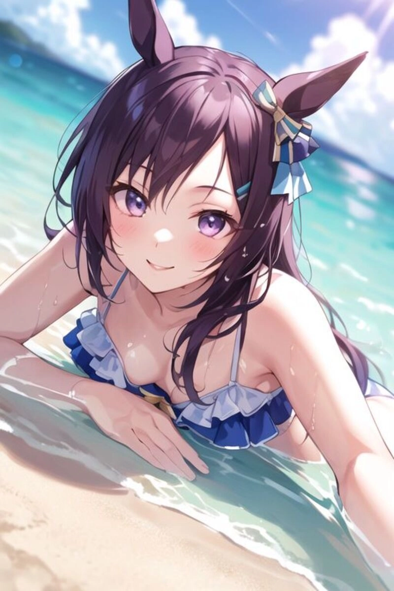 ảnh anime nữ mặc đồ bơi