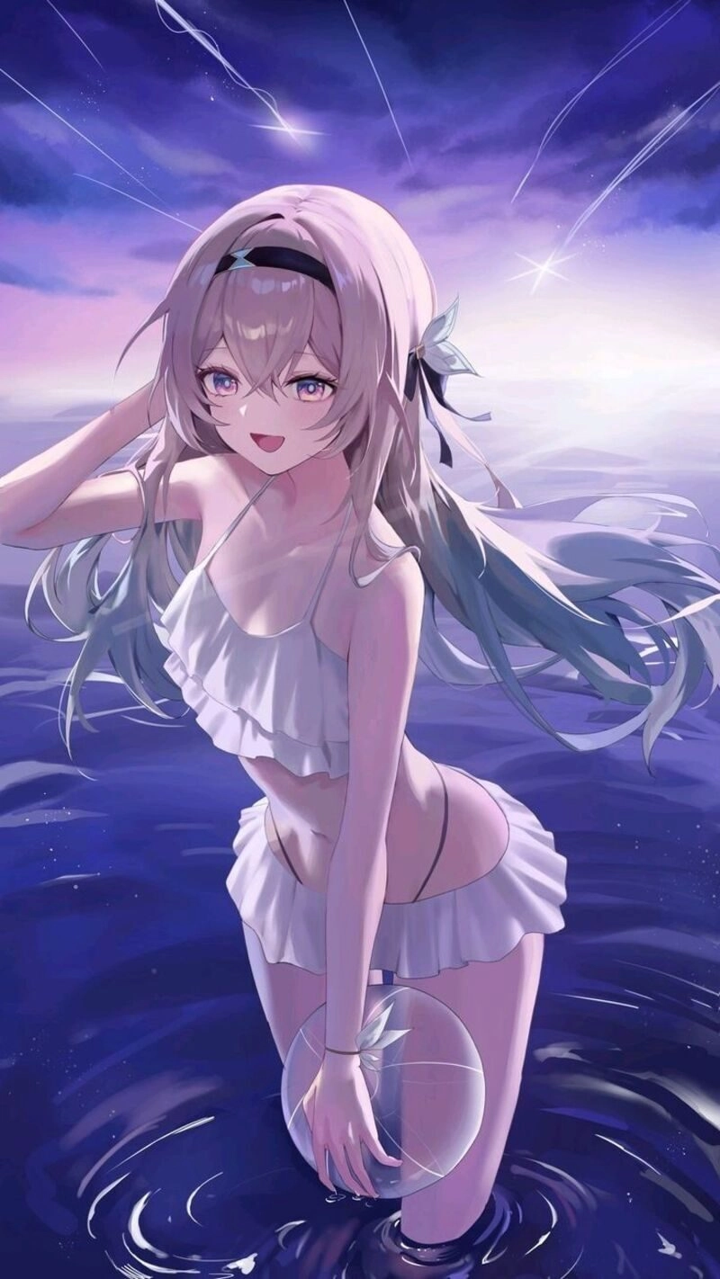 ảnh anime nữ mặc đồ bơi