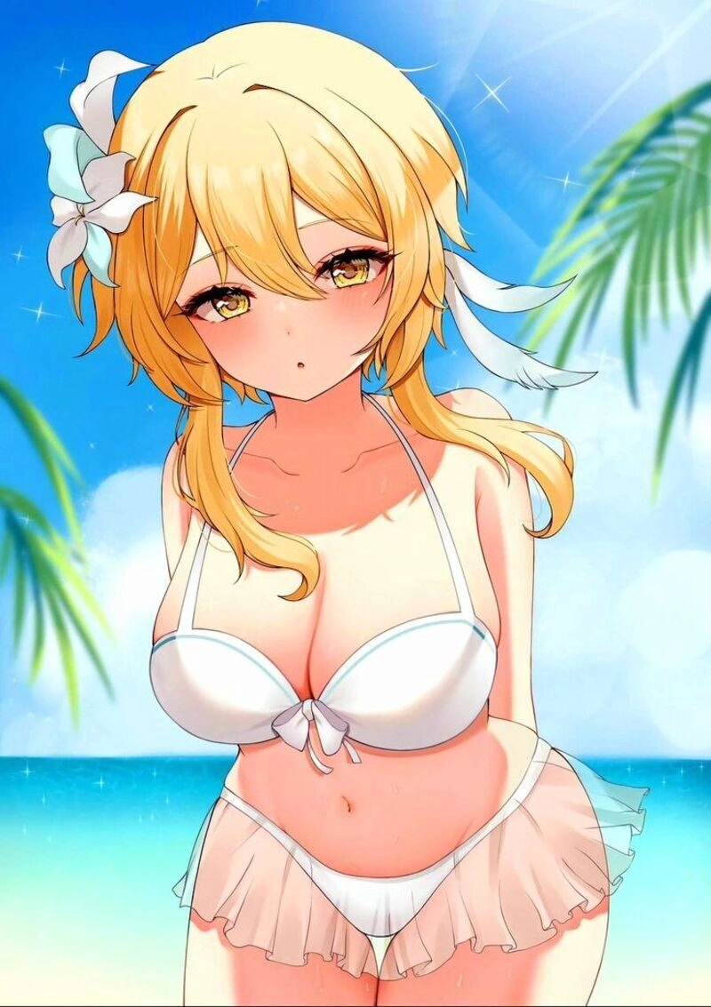 ảnh anime nữ mặc đồ bơi