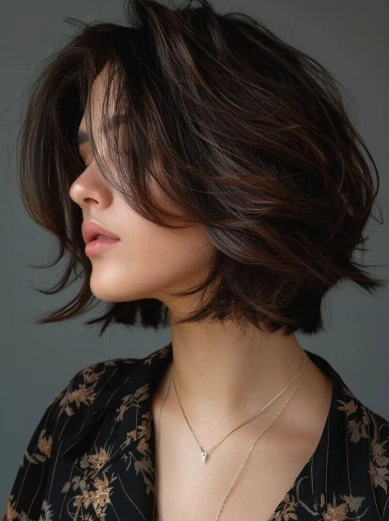 ảnh gái đẹp tóc ngắn che mặt