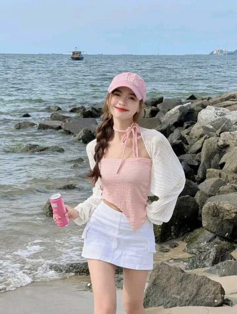 ảnh gái đi biển