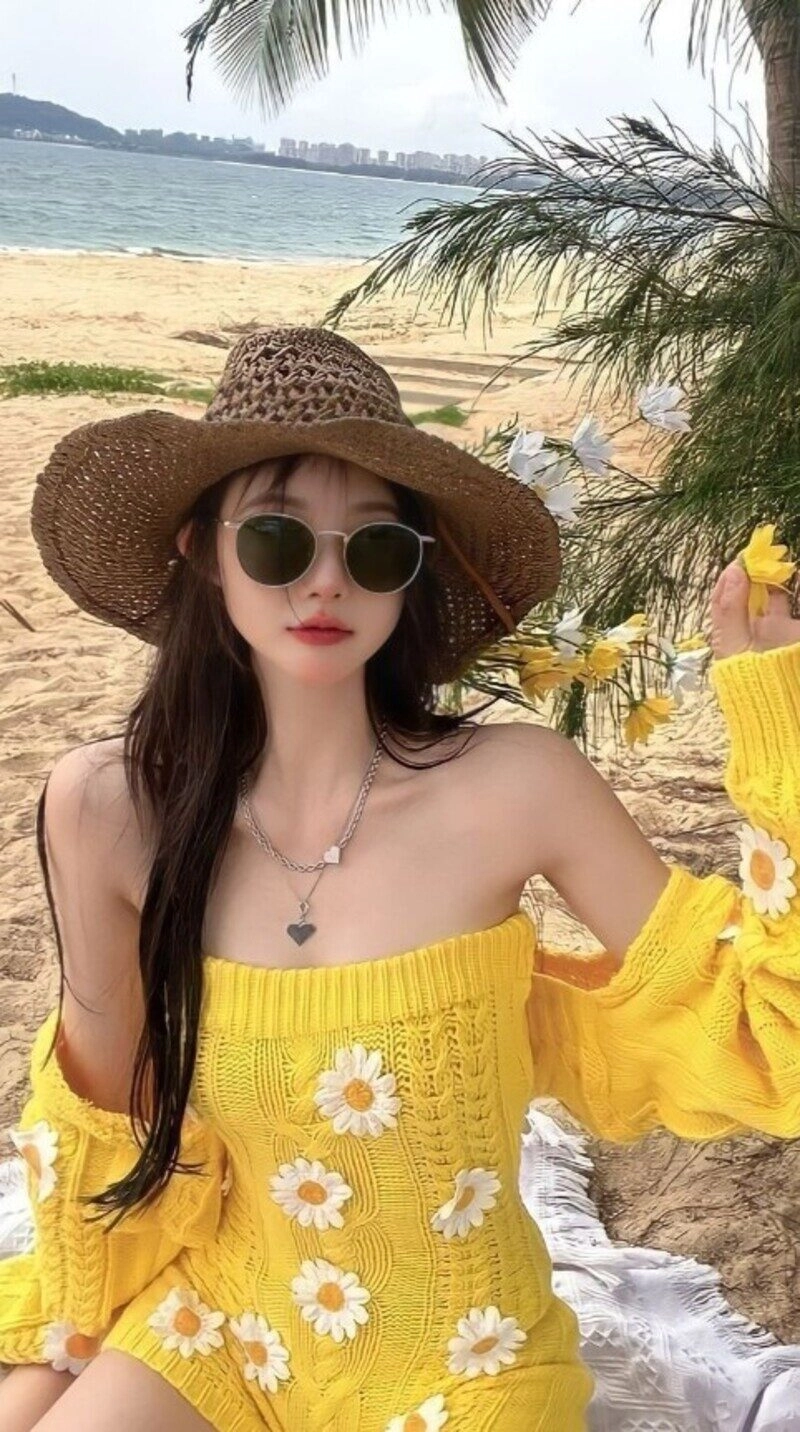 ảnh gái đi biển