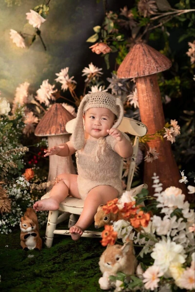 concept chụp ảnh cho be gái 1 tuổi