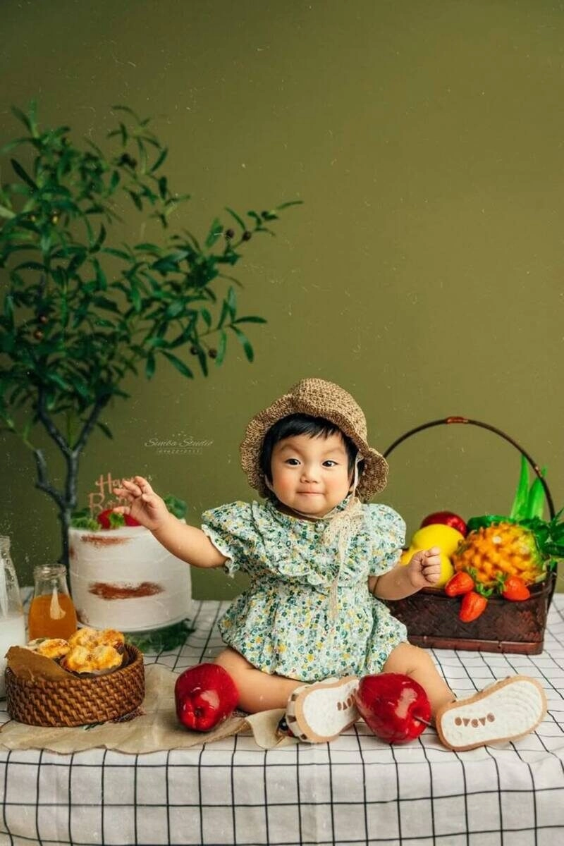 concept chụp ảnh cho be gái 1 tuổi