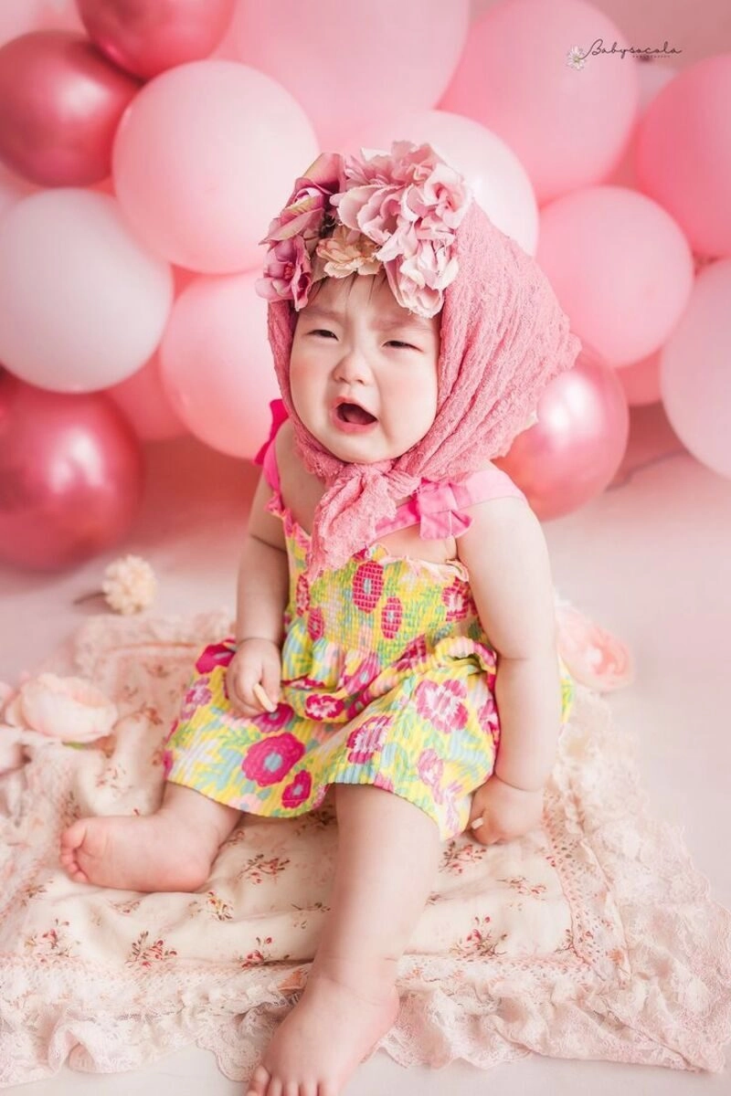 concept chụp ảnh cho be gái 1 tuổi