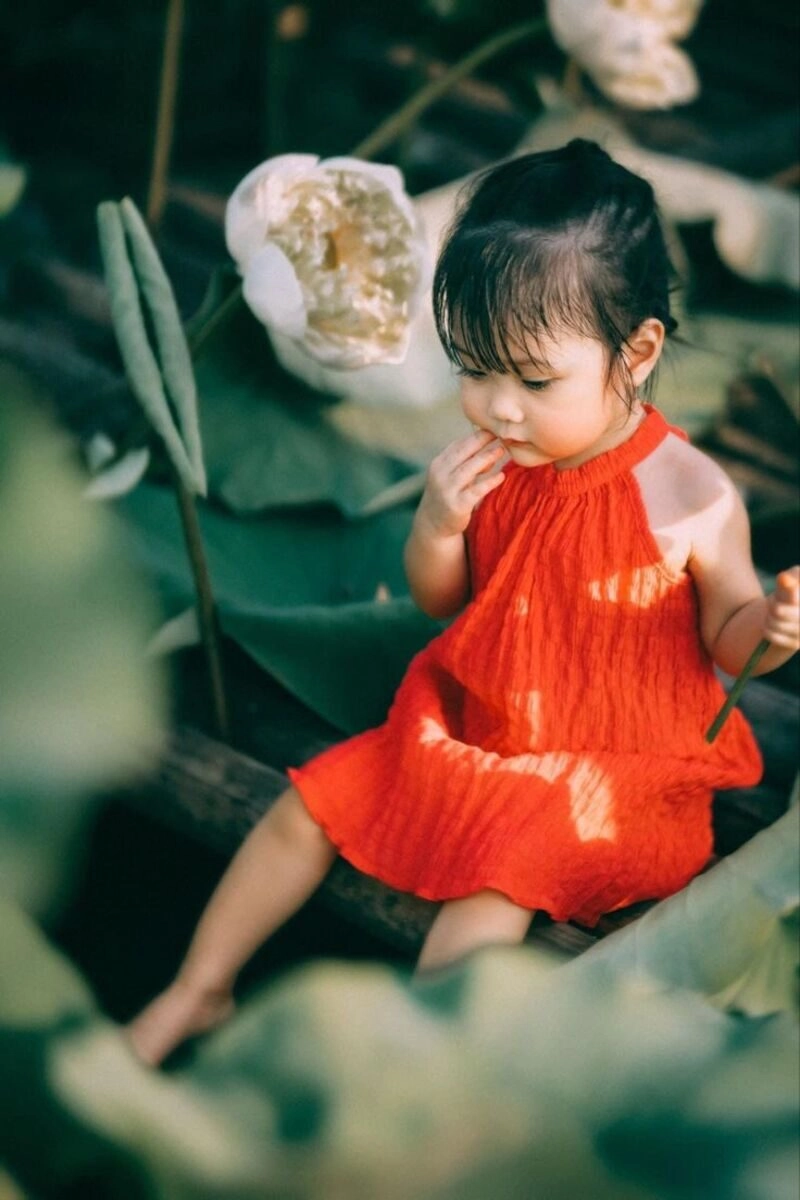 concept chụp ảnh cho be gái 1 tuổi