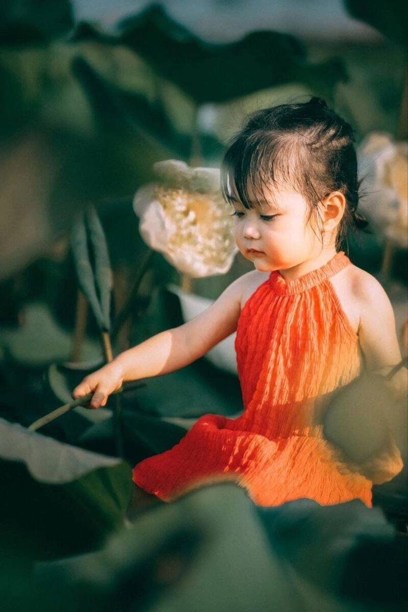 concept chụp ảnh cho be gái 1 tuổi