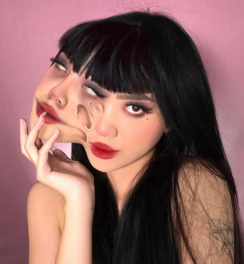 hình ảnh ảo giác cô gái