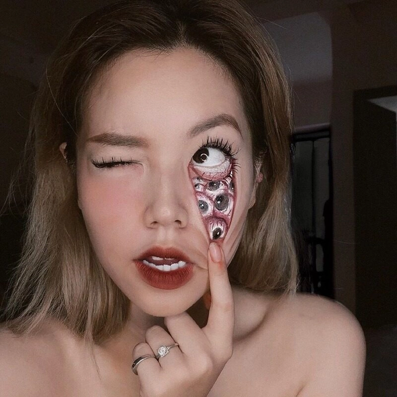 hình ảnh ảo giác cô gái