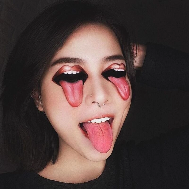 hình ảnh ảo giác cô gái