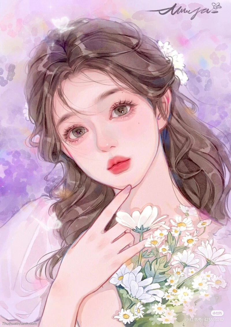 ảnh cô gái nghệ thuật