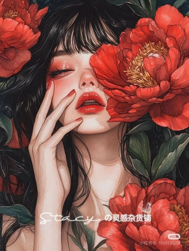 ảnh cô gái nghệ thuật