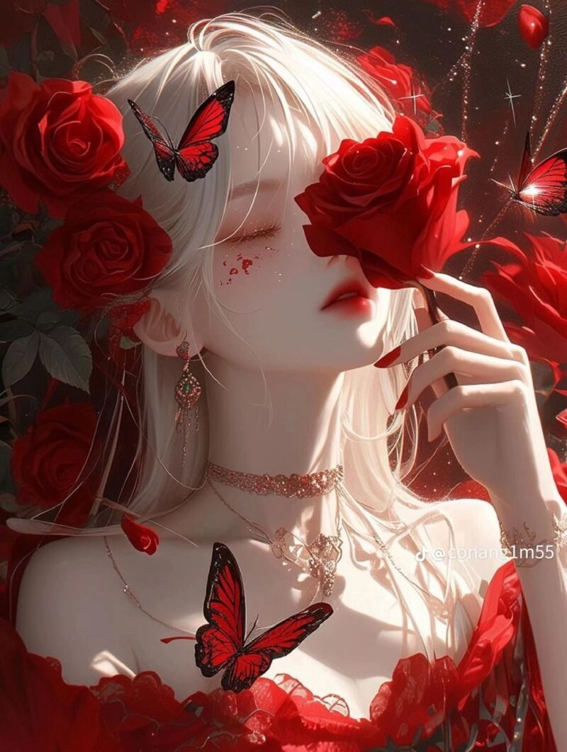 ảnh cô gái nghệ thuật