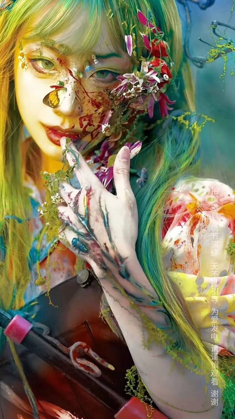 ảnh cô gái nghệ thuật