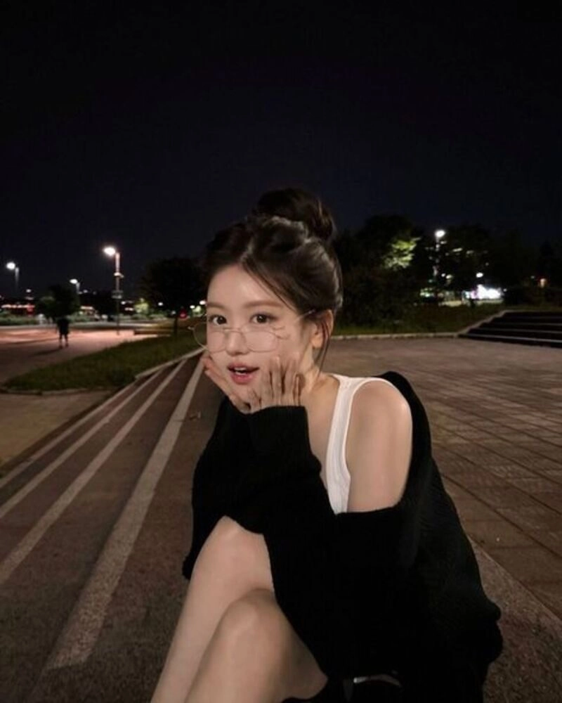 ảnh gái xinh búi tóc