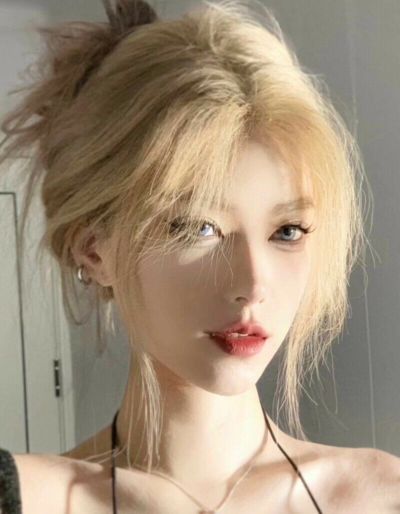 ảnh gái xinh búi tóc