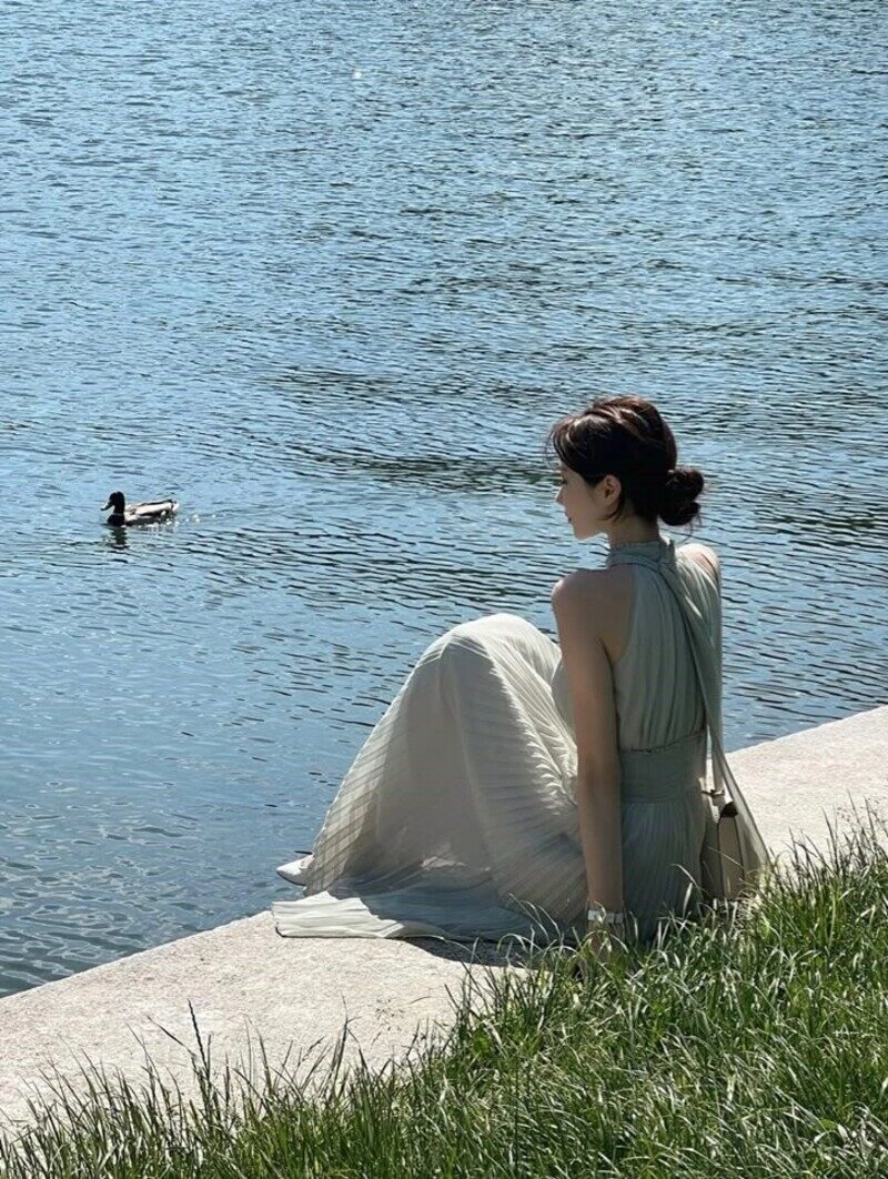 ảnh gái xinh búi tóc