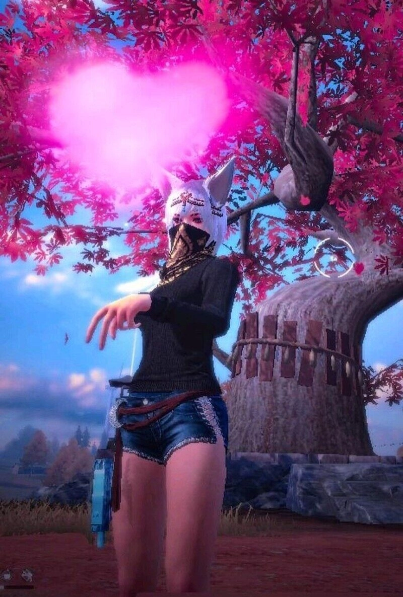 con gái ảnh ff thả tim