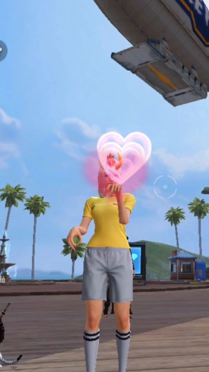 con gái ảnh ff thả tim