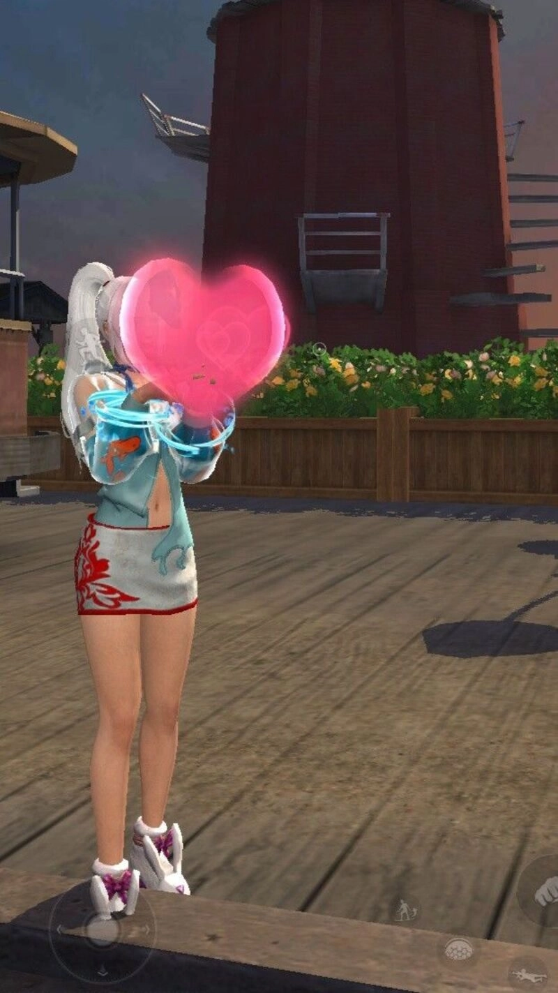 con gái ảnh ff thả tim