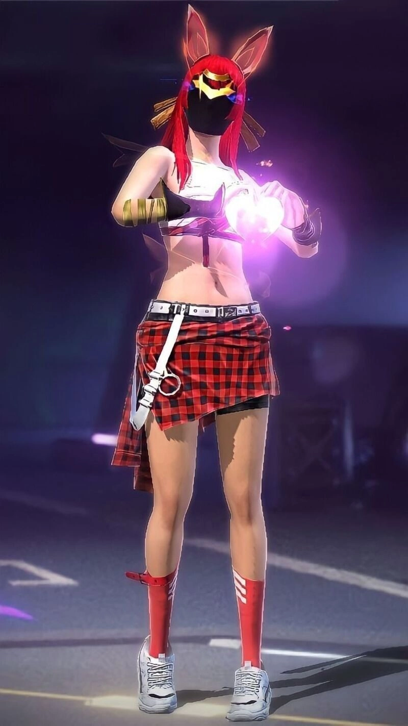 con gái ảnh ff thả tim