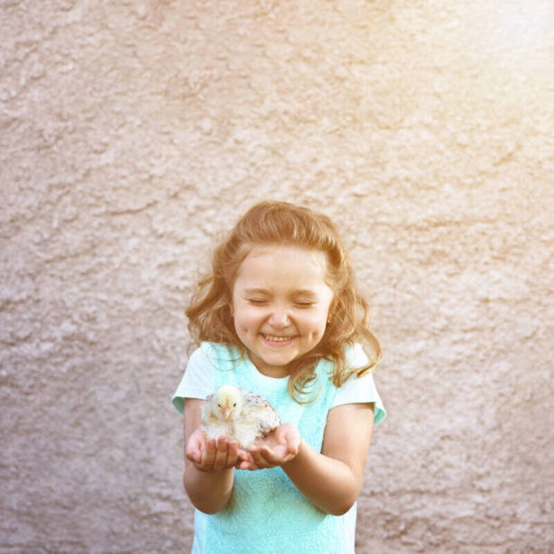 hình bé gái dễ thương có đồng tiền